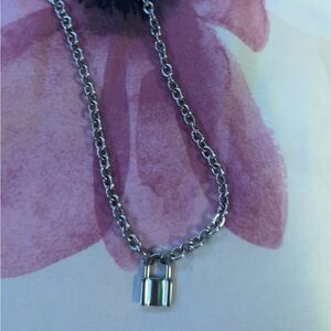 Brandy Melville John Galt lock necklace